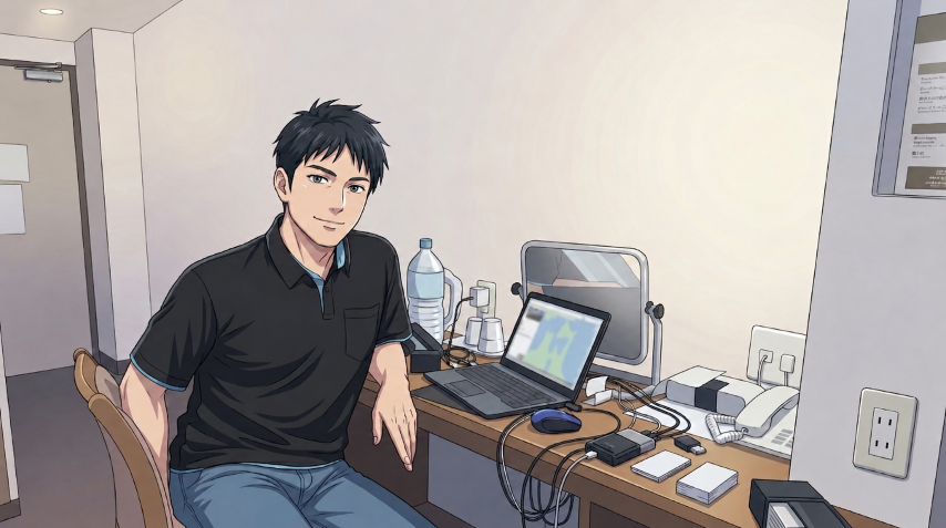 古谷 経歴イラスト
