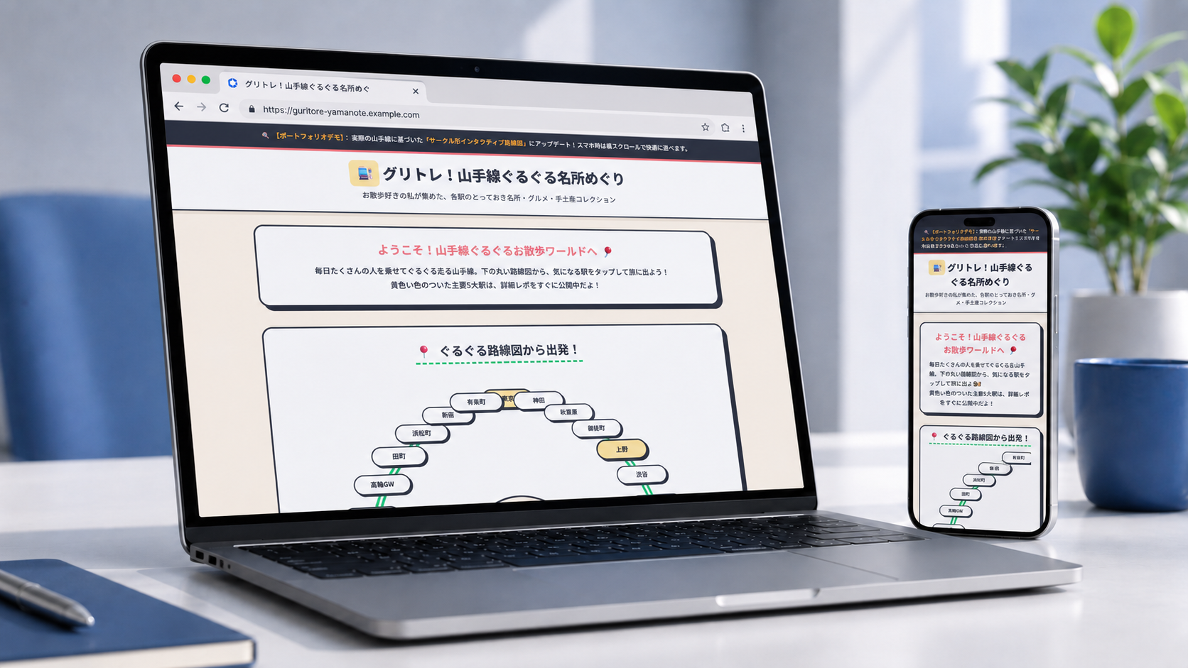 個人向けの趣味ポータルサイト