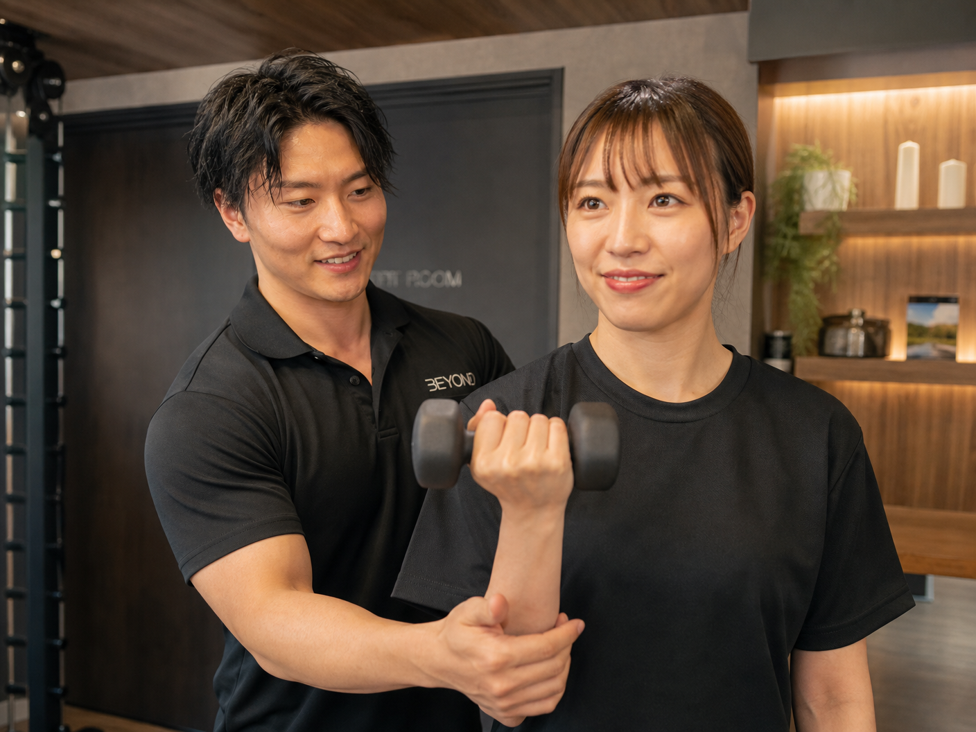 トレーナーによるマンツーマン指導