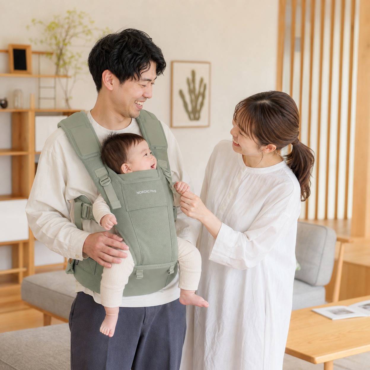 パパとママでシェアして使っている様子